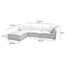 Load image into Gallery viewer, Cali Natural Modular 4 Piece Sectional

