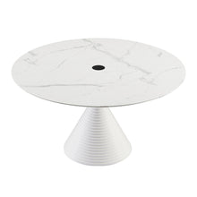 Load image into Gallery viewer, Piper White Round Dining Table
